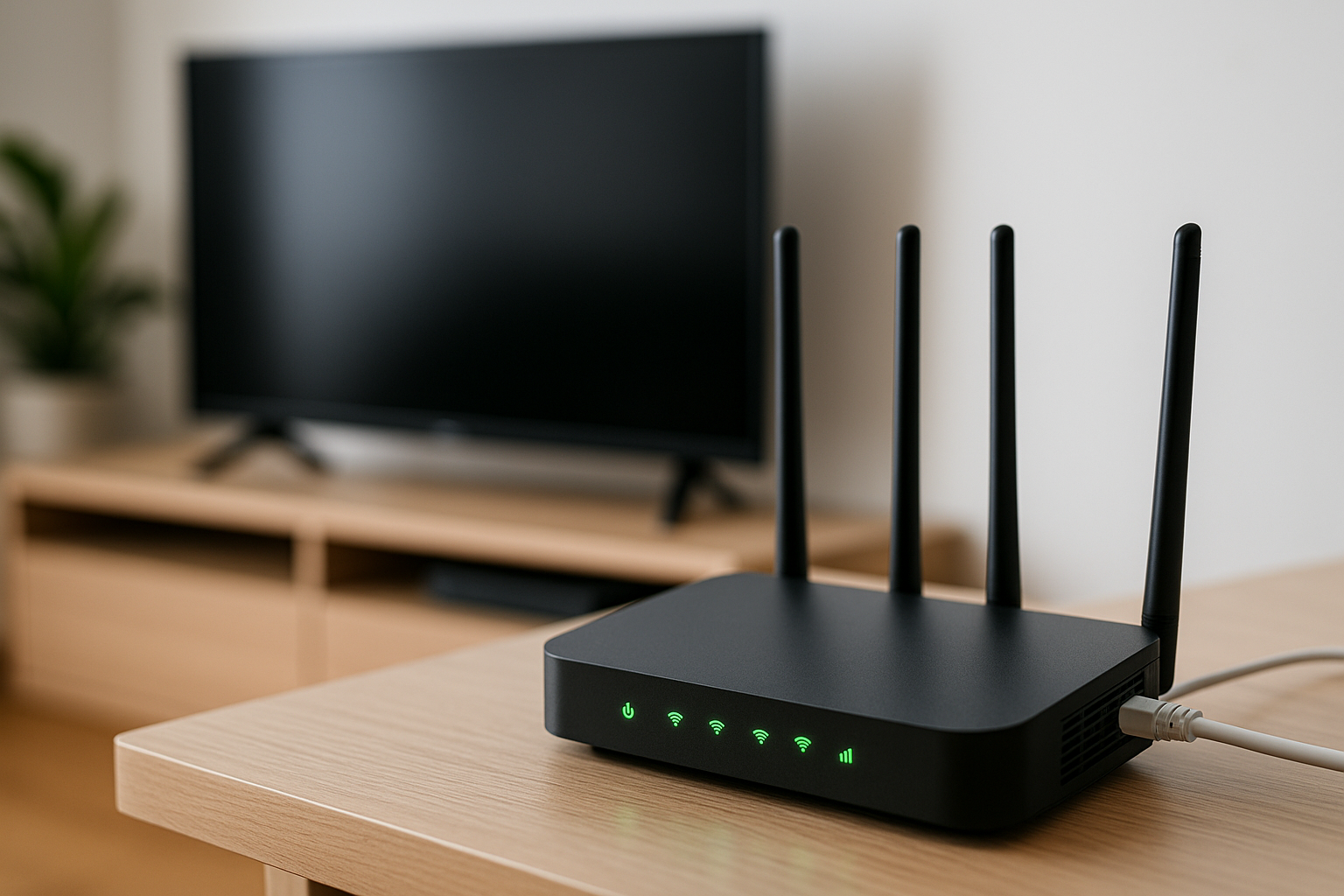 WLAN-Router sorgt für stabile IPTV-Verbindung ohne Unterbrechungen.
